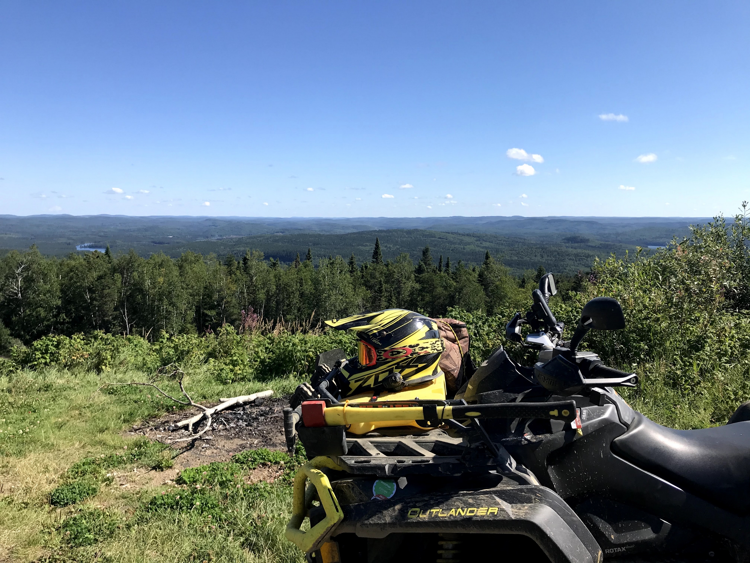 Randonnée de quad dans les pays d&rsquo;en haut