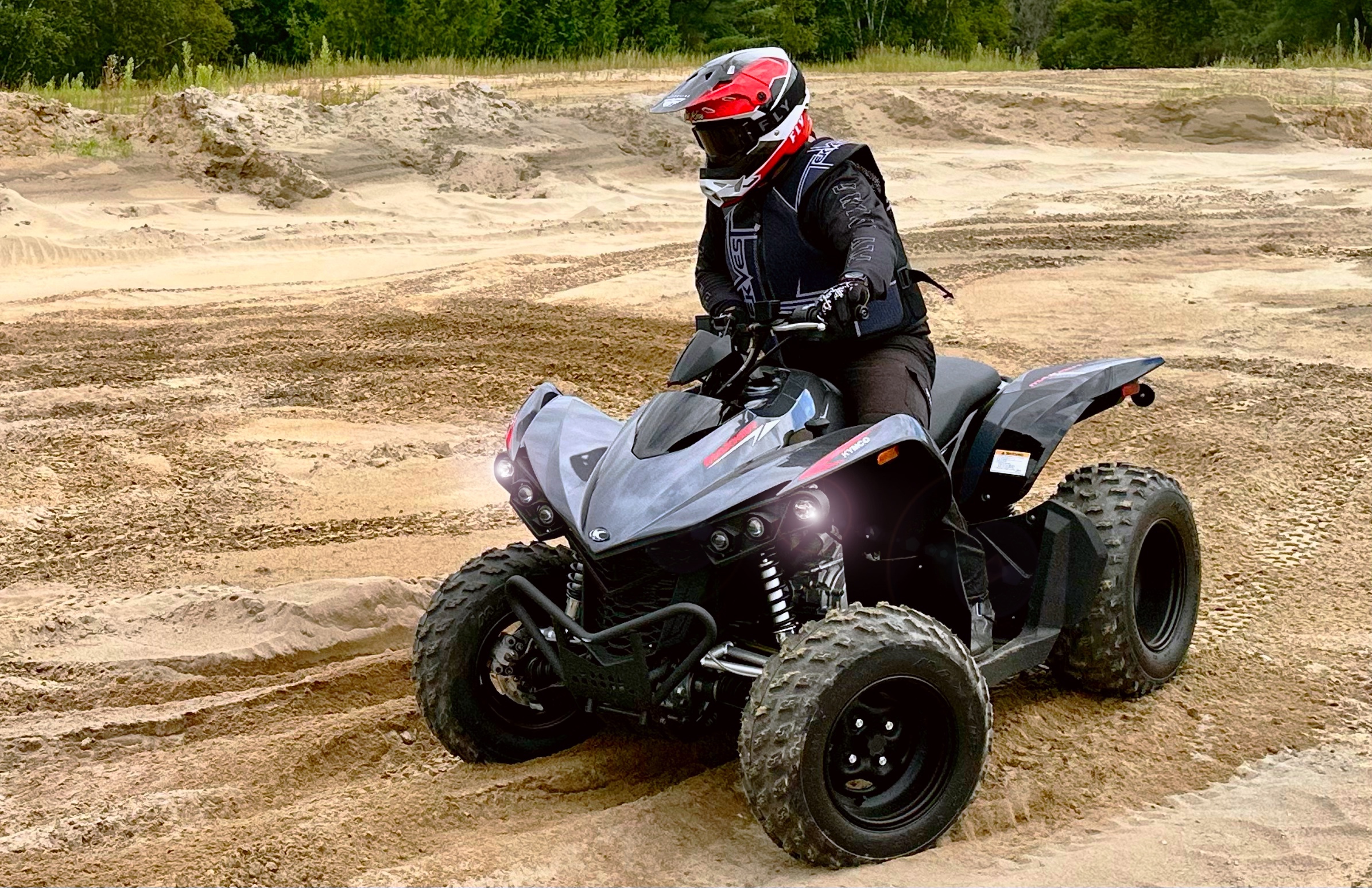 Découvrez l&rsquo;essai du KYMCO MAXXER 450I 2023 : un Quad sportif à redécouvrir!